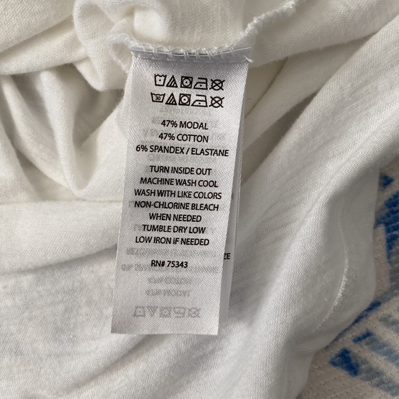 St. Tropez Soft White Tank Top - Picture 4 of 5